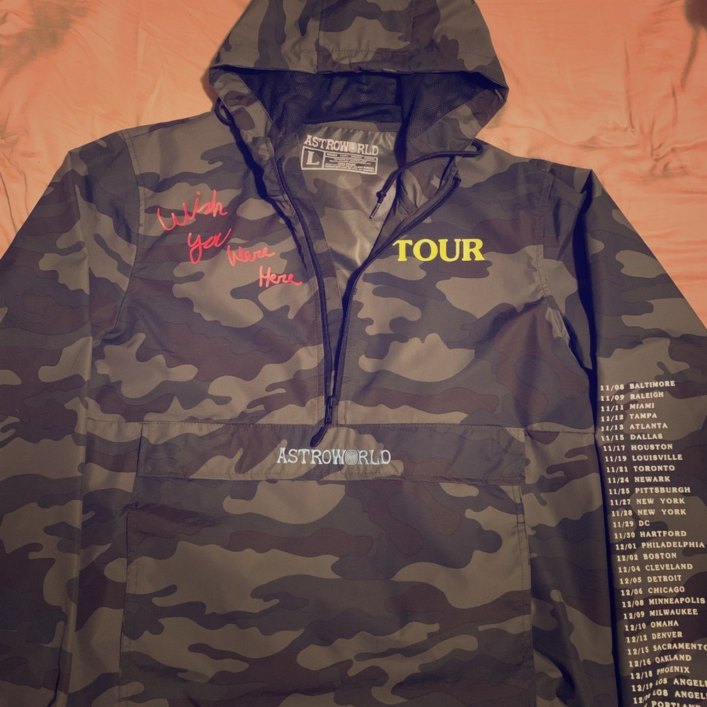 Travis Scott ASTROWORLD Jacket Tour Merch Large